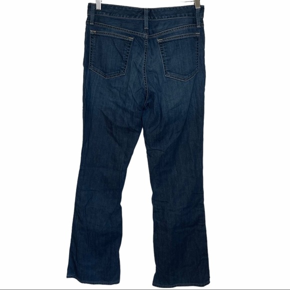 Eddie Bauer Natural Fit Bootcut Specially Dyed Mid Rise Creased Blue Den… - Picture 8 of 15